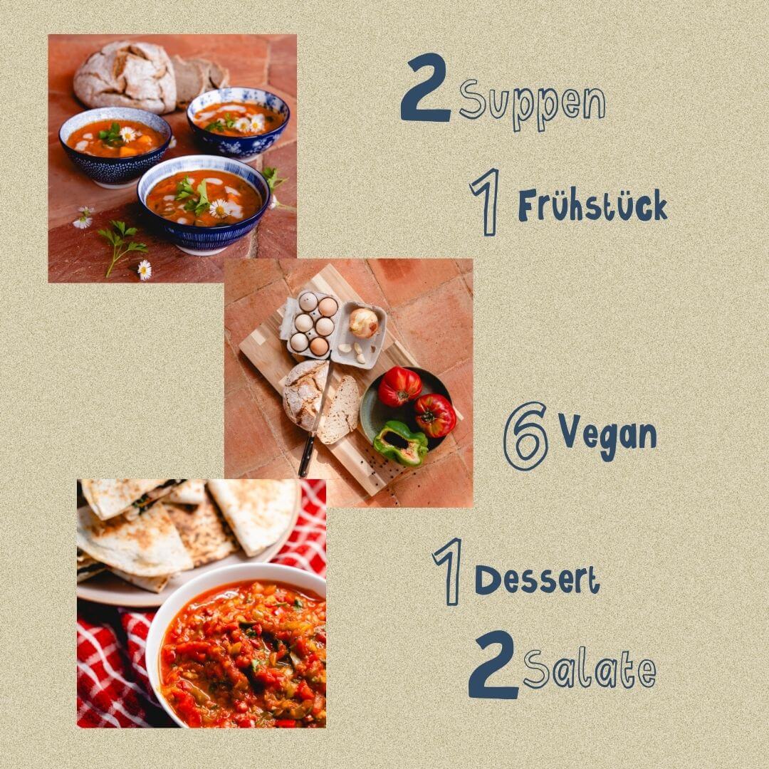 Ein Blick in die Rezepte aus Viking Bites
